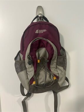 Vintage MEC Mini Daypack in Dark Purple and Grey